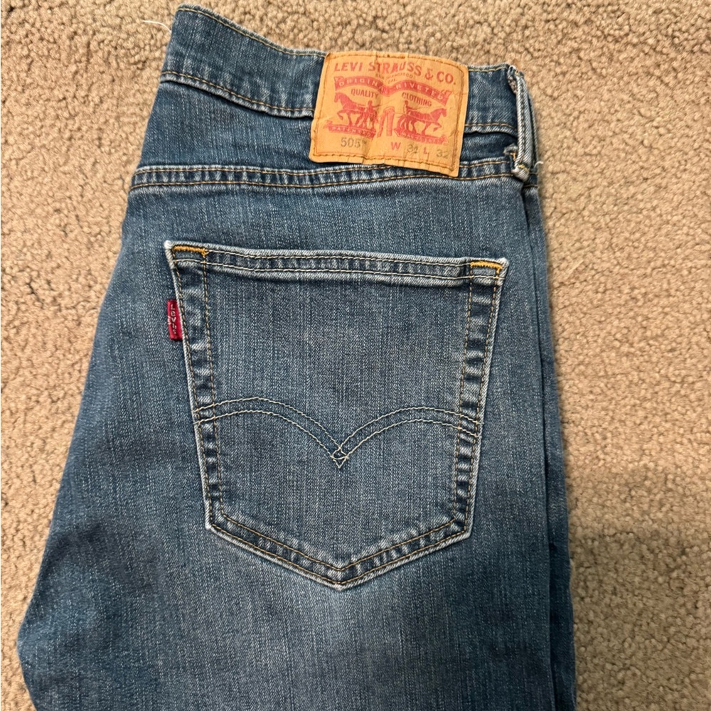 Levi's Blue Relaxed Jeans Classic Style